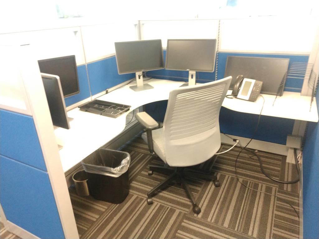 Global Evolve Cubes with Glass - Used Office Furniture Phoenix AZ