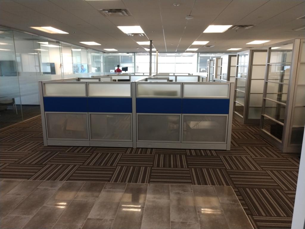 Global Evolve Cubes with Glass - Used Office Furniture Phoenix AZ